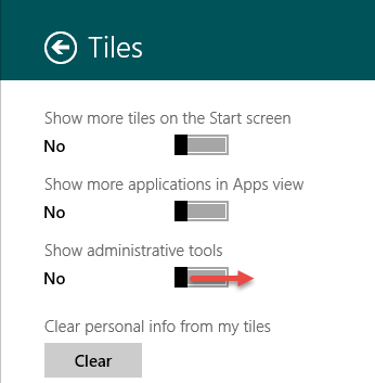 admin tools - tiles