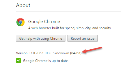 chrome 64-bit - version