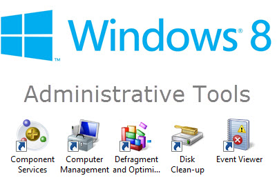 windows 8 - admin tools