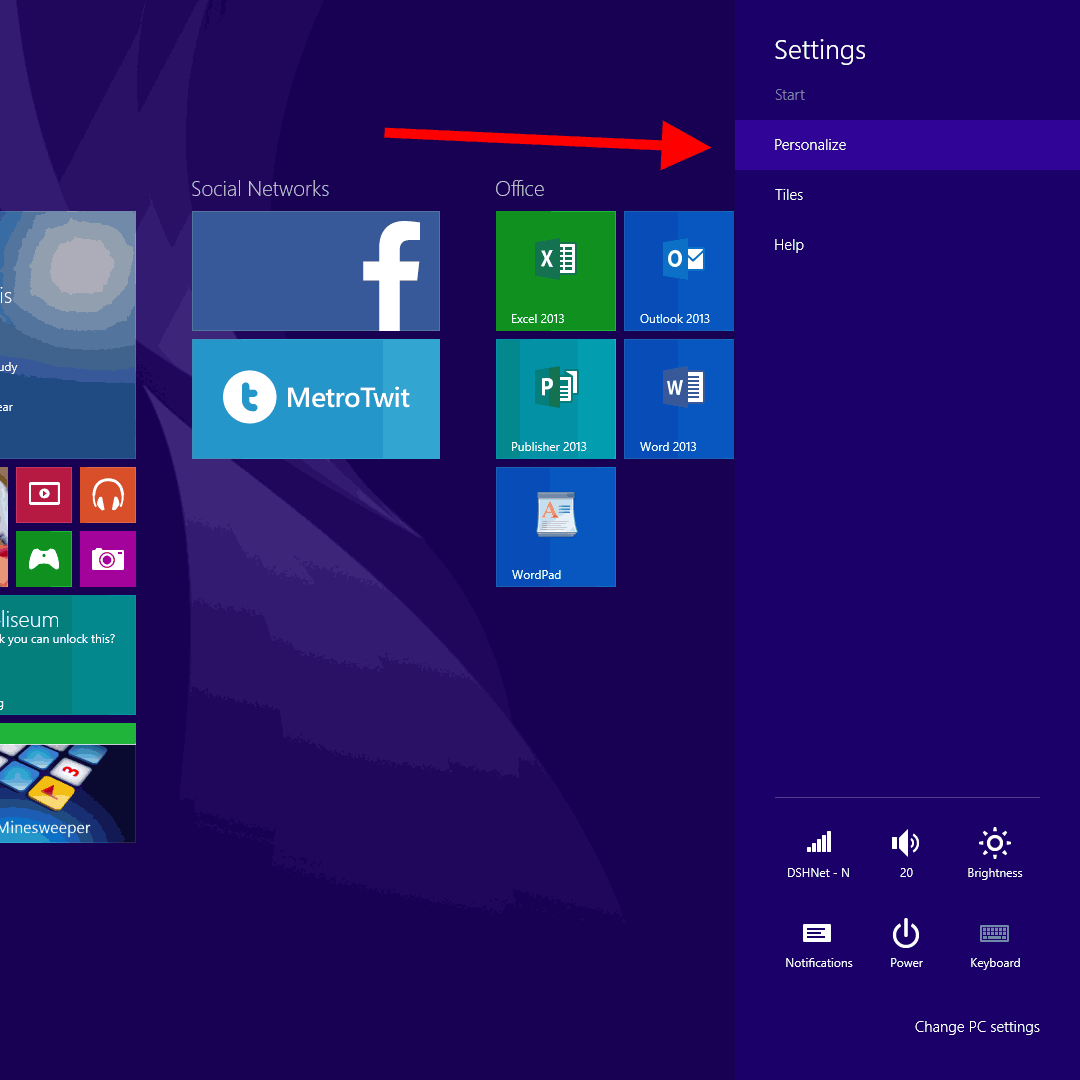 Share The Desktop Wallpaper With The Start Screen In Windows 8 1