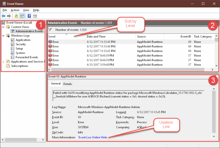 Windows 10 Quick Tips Event Viewer Daves Computer Tips